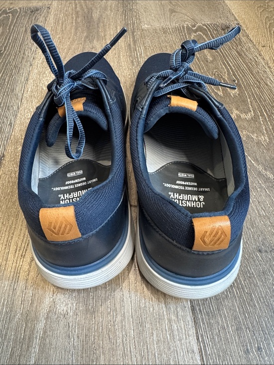 Johnston & Murphy XC4 Prentiss 2 Knit Plain Toe sneakers in Navy  Size 11 main image 6